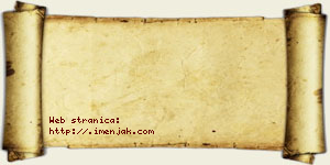 Tatomir Debeljak vizit kartica